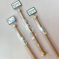 Wooden Wall Rod Flag Hanger With Cord