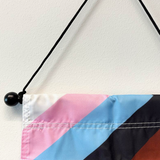 Wooden Wall Rod Flag Hanger With Cord