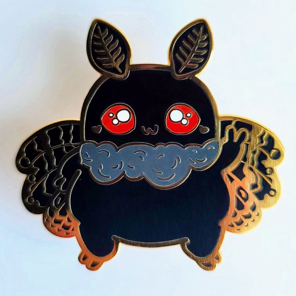 Mothman Cute Kawaii Enamel Pin
