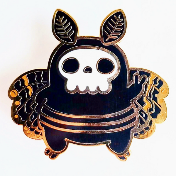 Death Moth Cute Kawaii Enamel Pin