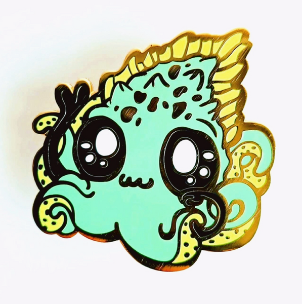 Kracken Cute Kawaii Enamel Pin