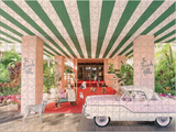 Gray Malin Dogs At The Beverly Hills Hotel Two Sided Puzzle