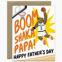 Slam Dunk Bear Father's Day Card