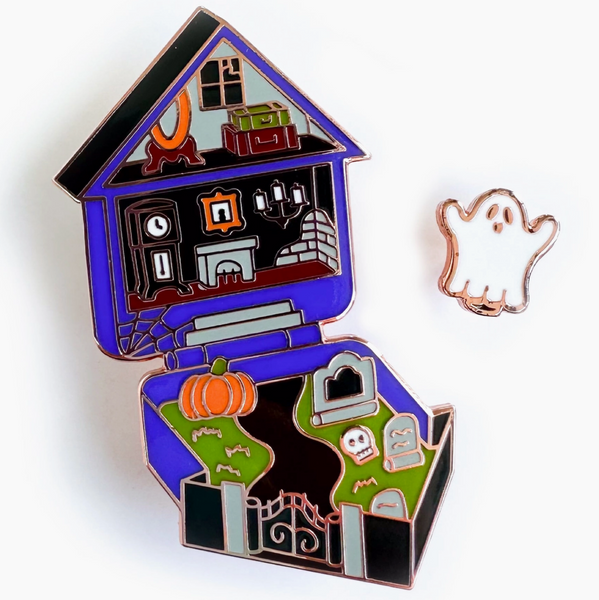 Ghostly Pocket Enamel Pin Set