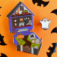 Ghostly Pocket Enamel Pin Set