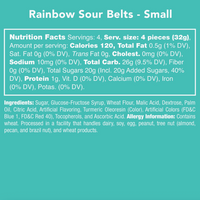 Candy Club - Rainbow Sour Belts