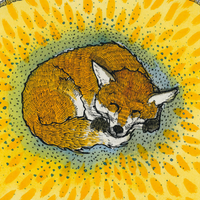 Sleeping Fox Archival Print