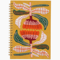 Ring Bound Embroidered Notebook - Venus