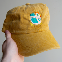 Dad Hat - Mustard With Chicken
