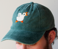 Dad Hat - Green With Duck