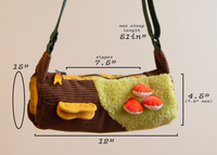 Crossbody Bag - Mushroom Log