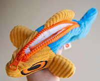 The Fish Pouch - Blue + Yellow