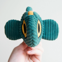 The Fish Pouch - Coral + Dark Green