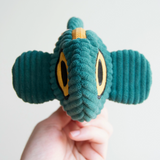 The Fish Pouch - Coral + Dark Green