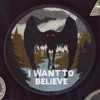 I Want To Believe Mothman Patch