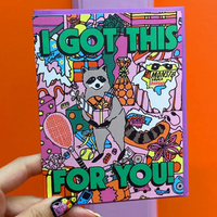 Raccoon I Got This For You Birthday Card