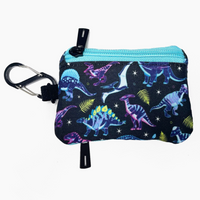 Cosmic Dinos Clip Wallet