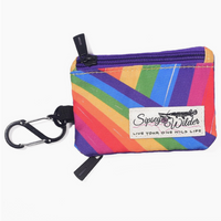 Rainbow Slash Clip Wallet