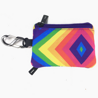 Rainbow Slash Clip Wallet