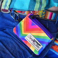 Rainbow Slash Clip Wallet