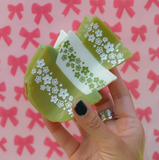 Acrylic Hair Claw - Retro Pyrex Bowls