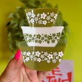 Acrylic Hair Claw - Retro Pyrex Bowls