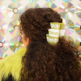 Acrylic Hair Claw - Retro Pyrex Bowls