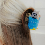 Acrylic Hair Claw - Trash Panda Raccoon