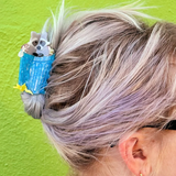 Acrylic Hair Claw - Trash Panda Raccoon