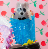 Acrylic Hair Claw - Trash Panda Raccoon