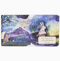 Journal with a rabbit illustration on a white background