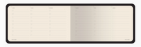 Horizontal Vegan Leather Weekly Planner - Pom On The Vine