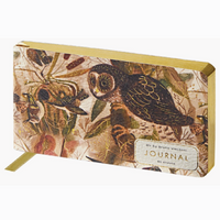 Horizontal Vegan Leather Weekly Planner - Owls