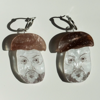 Mushroom Face Earrings