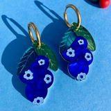 Blueberry Cluster Earrings