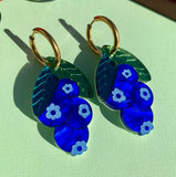 Blueberry Cluster Earrings