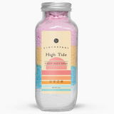 Bottle of Finkberry High Tide Fizzy Salt Soak on a white background