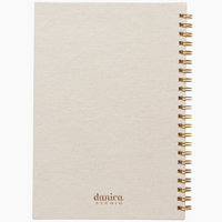 Ring Bound Embroidered Notebook - Gardenland