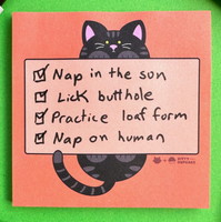 Black Cat Sticky Notes
