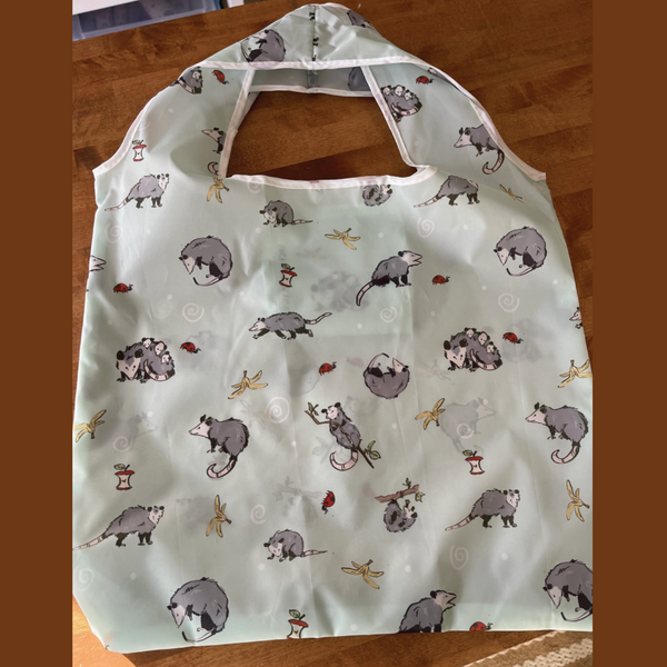 Eco Friendly Reusable Tote - Opossum Groceries