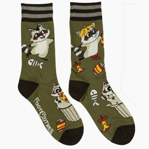 Trash Panda Pizza Party Socks