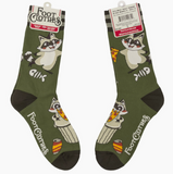 Trash Panda Pizza Party Socks