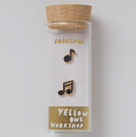 Music Notes Mismatched Earrings