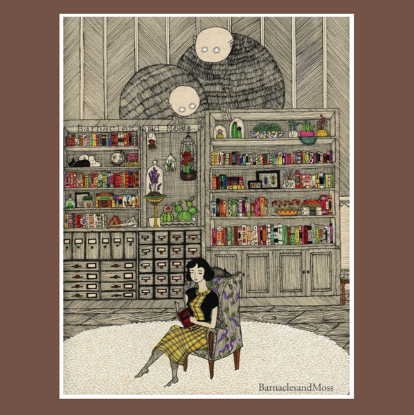 Reading Buddies Art Print