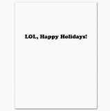 Cats Because The Holidays Suck Card