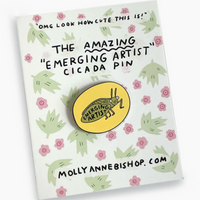 Emerging Artist Cicada Enamel Pin