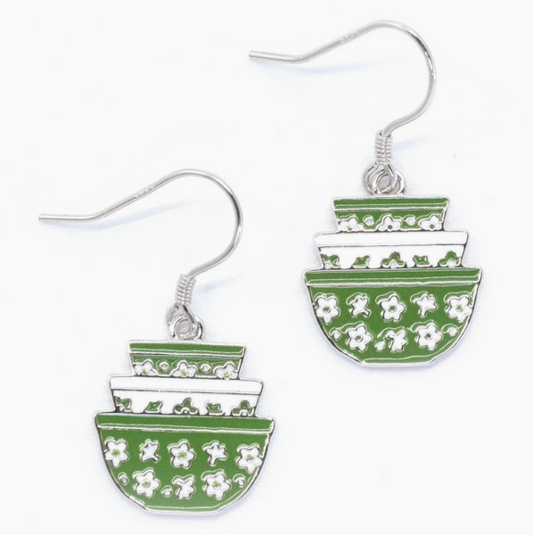 Vintage Pyrex Sterling Silver Earrings