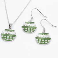 Vintage Pyrex Sterling Silver Necklace