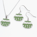 Vintage Pyrex Sterling Silver Necklace