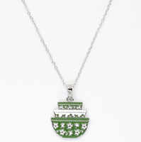 Vintage Pyrex Sterling Silver Necklace